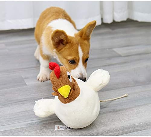 Pet Snuffle Mat for Dogs Cats Boredom, Dog Educational Sound Toys, Interactive Feed Game Toys, Encourages Natural Foraging Skills for Cats Dogs, Stress Relief, be Smarter (Hen Lay Eggs)
