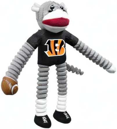 Littlearth NFL Philadelphia Eagles Sock Monkey Pet Toy, Team Color, One Size