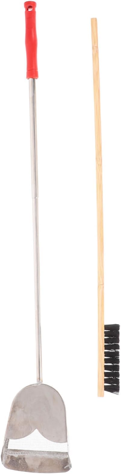 Hemobllo 2pcs Bird Cage Cleaning Brush Shovel Set Guinea Pig Bunny Chicken Coop Reptile Cage Accessory Pet Bird Small Animal Garden Cleaning Tool