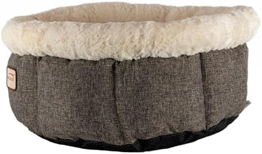 Armarkat Cozy Cat Bed in Beige and Gray C105HHS/MB