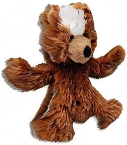 KONG Plush Teddy Bear Dog Toy X-Small - 3.5" - Pack of 4