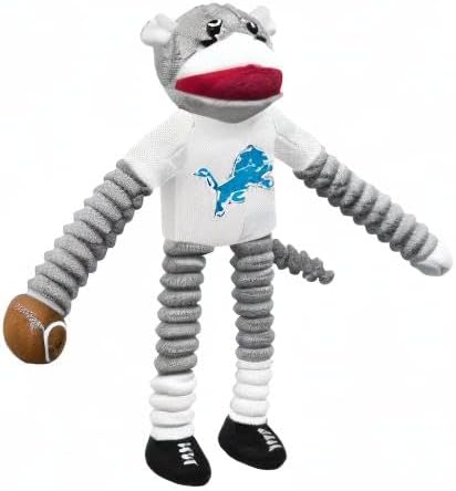 Littlearth NFL Philadelphia Eagles Sock Monkey Pet Toy, Team Color, One Size
