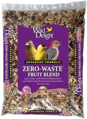 Wild Delight Zero-Waste Fruit Blend Bird Food, 5 Lb