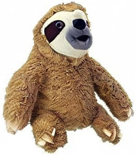 PetSport Sammy Sloth - Sloth Stuffed Animal Dog Toy for Large Dogs, Certified Non-Toxic, Squeaker Inside, Durable, Super Soft, Colorfast, Interactive - 10 Inch
