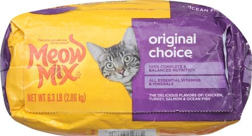 Meow Mix Cat Food, Original Choice, 6.3 lb