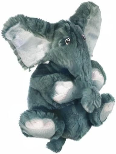 KONG - Comfort Kiddos Elephant - Fun Plush Dog Toy with Removable Squeaker - For Large Dogs