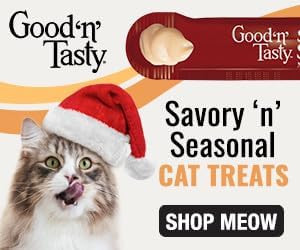 Good ‘n’ Tasty Savory Spoonables with Real Salmon, Tuna & Krill, 6 Count Tube, Triple Flavor Squeezable Lickable Wet Treats for Cats with Built-in Spoon for Less Mess, 6 Pack