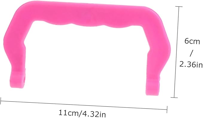 30pcs Detachable Portable Plastic Bird Cage Handle Set for Outdoor Pet Carriers Comfortable Grip for of Animals