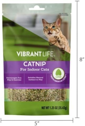 Vibrant~Life Catnip for Cats, 1.25 oz Bag Pack of 2