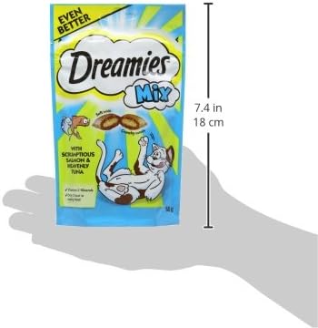 Dreamies C&T Mix Salmontuna 60 g (Pack of 8)