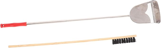 Abaodam 2pcs Bird Cage Cleaner Brush Set Durable and Droppings Shovel Brush for Efficient Cleaning of Small Animal Cages and Bird Habitats