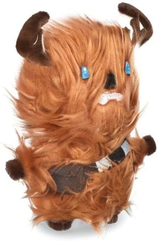 Star Wars Chewbacca Squeaky Dog Toy - Reindeer Holiday Plush Toy, 6 Inch Small, (FF19327)