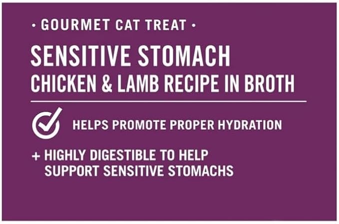 (4 Count) ~ Pure~Balance Pro+ Sensitive Stomach Chicken & Lamb Recipe in Broth, 1.4 Oz.