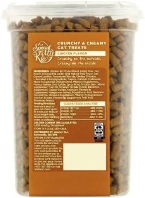 Special~Kitty Crunchy and Creamy Cat Treats Chicken Flavor, 16-oz