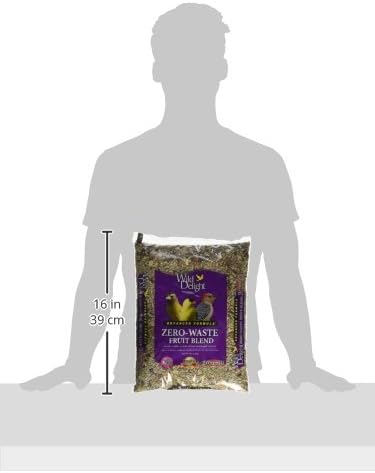 Wild Delight Zero-Waste Fruit Blend Bird Food, 5 Lb (Pack of 2)