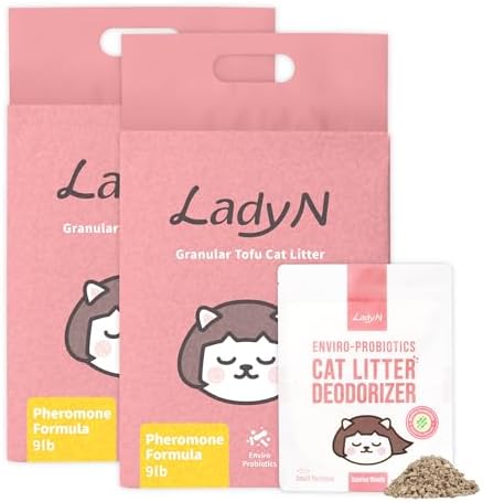 Welcome Home Cat Kit – Attractant Granular Tofu Litter & Deodorizer for Automatic Boxes | Strong Clumping, Odor Control, Easy Cleanup