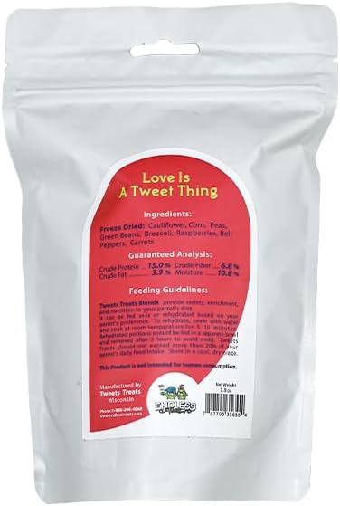 Tweets Treats Love is a Tweet Thing 3.0 oz Pet Food for Birds