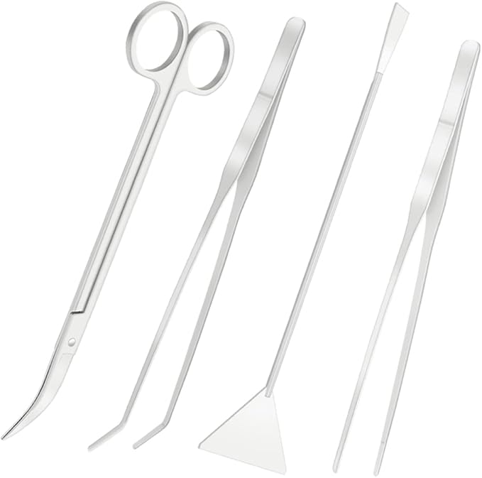 Stainless Steel Aquarium Tank Aquatic Plant Tools Sets (4 in 1)