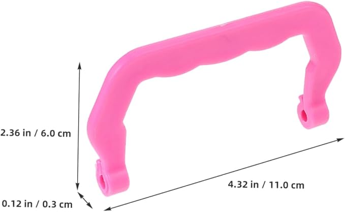 Happyyami 20pcs Detachable Plastic Bird Cage Handles Portable Hamster Cage Lifting Handles for Outdoor Use Lightweight and Design for Easy Carrying