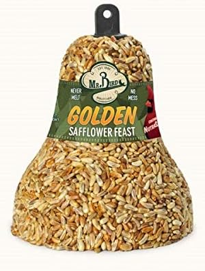 Mr. Bird 2-Pack Golden Safflower Feast Wild Bird Seed Bell 10 oz.