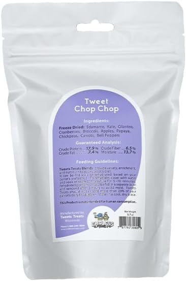 Tweets Treats Chop Chop Bird Food 3.0 oz
