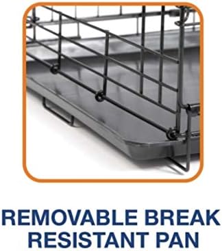 Precision Pet Products Two Door Provalue Wire Dog Crate, 42 Inch, For Pets 70-90 lbs, With 5-Point Locking System