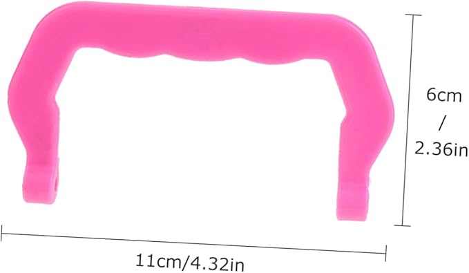 10pcs Portable Plastic Cage Lifting Handle Set for Pet Bird Cages Lightweight Comfortable to Carry Outdoor Use and Travel