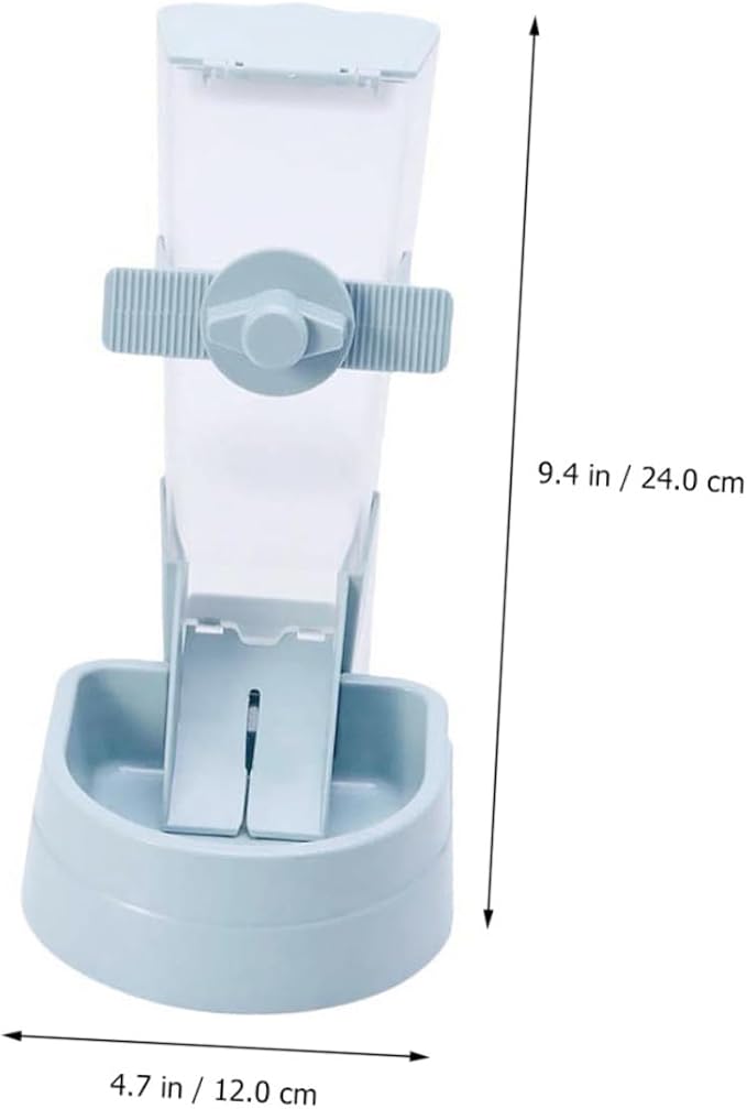 Automatic Hanging Bird Feeder and Refillable Hamster Feeder Multi-Function Pet Food Dispenser for Small Birds and Rodents Outdoor Cage Use
