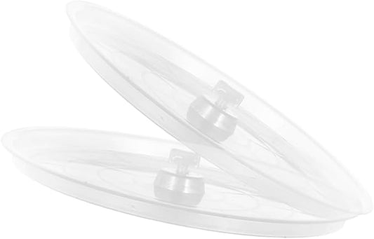 Toddmomy 2pcs Transparent Bird Cage Tray Replacement Litter Holder for Parakeet Budgie and Small Birds Easy Installation Wide Compatibility Safe Surface for Small Animal Cages