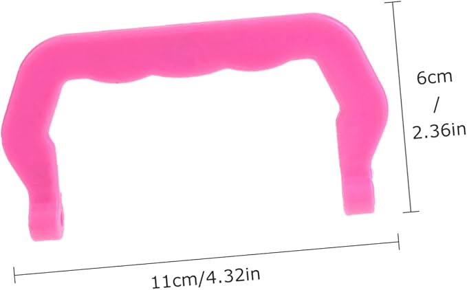 Toddmomy Grippers for Pet Crates 10pcs Plastic Pet Cage Handles Easy to Carry Unique Design for Comfort