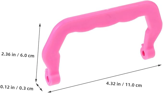 20pcs Portable Pet Cage Handle Set Thickened Plastic Bird Cage Lifting Handle for Hamsters Rabbits Birds Lightweight Comfortable Grip for Outdoor Use