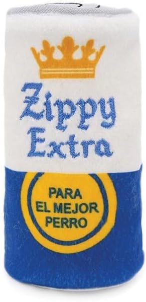 ZippyPaws Squeakie Can - Zippy Extra, Funny Alcohol Dog Toys for Small & Medium Dogs, Beer Can Puppy Toys for Dog Birthday