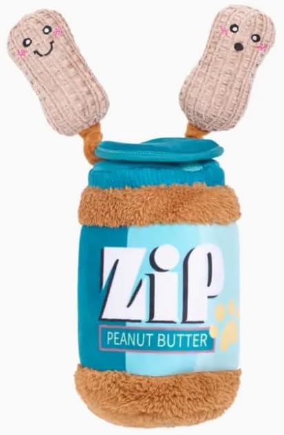 ZippyPaws Bungee Burrow - Peanut Butter Jar