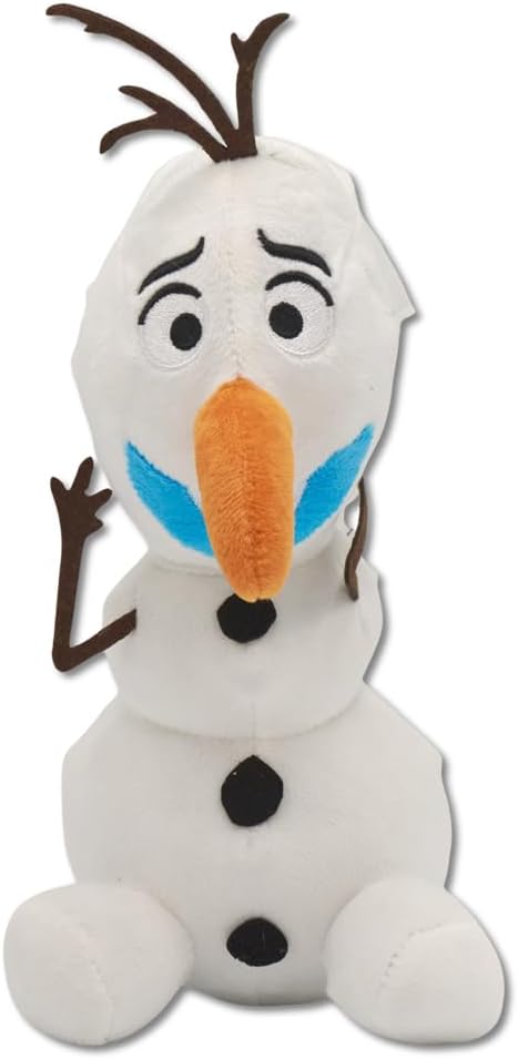 Buckle-Down Disney Dog Toy Frozen Olaf Surprised Sitting Pose Pet Toy Plush