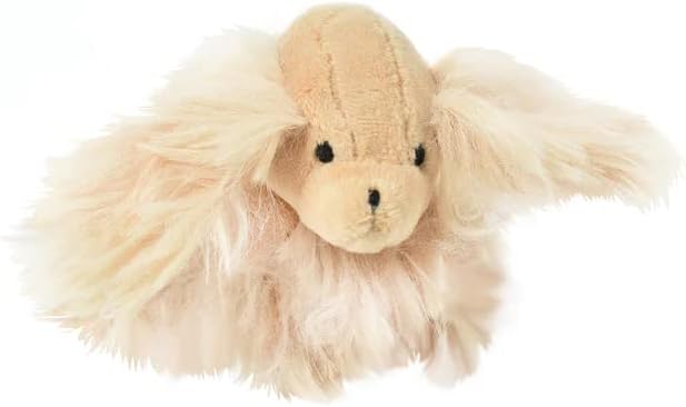 Oscar Newman Cocker Spaniel Pipsqueak Toy, 5-inch Length, Beige