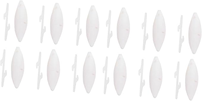 Totority 12sets Cuttlebone Chew Toy for Hamsters Parrots Molar Calcium Pet Bite Toy Holder Bird Cage Accessories