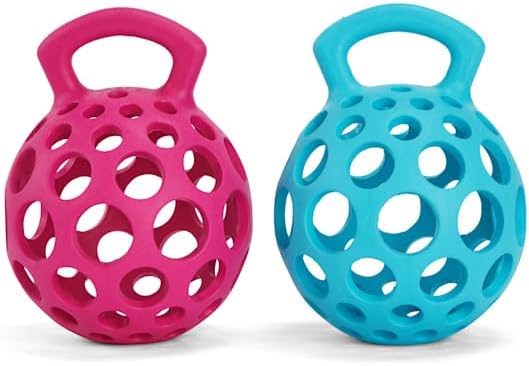 Leaps & Bounds by Petco Cage Ball with Handle Dog Toy Medium