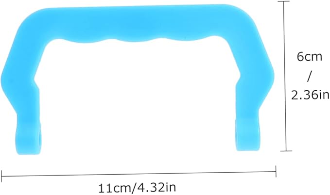 Toddmomy 10pcs Portable Plastic Bird Cage Handles Durable Detachable Pet Lifting Handle for Outdoor Travel Strong and Safe Design for Animals