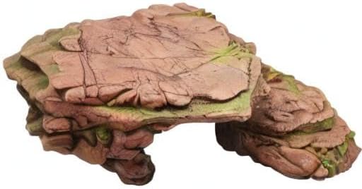 TIHOOD Turtle Platform Rectangular Aquarium Fish Tank Adjustable Turtle Basking Platform Reptile Resting Terrace Tortoise Climbing Platform