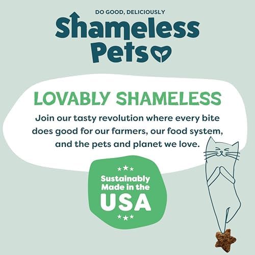 Shameless Pets Digestive Health Catnip Chicken Crunchy Cat Treats (Pack of 2)