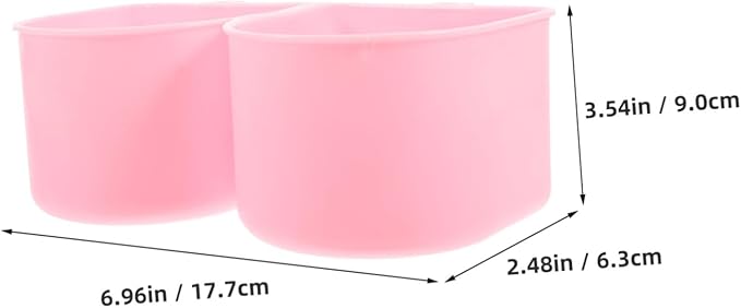 Double Dog Cat Bowl Pet Hanging Feeder Crate Bowl Holder Parrot Pigeon Bird Cage Portable Dog Water Feeder