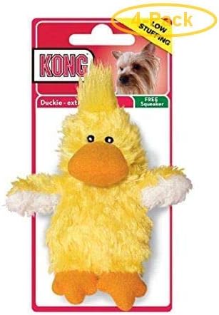 KONG Dr. Noy's Duckie Plush Dog Toy [Set of 4]