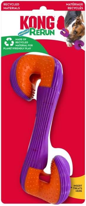 KONG Rerun Whoosh Bone Assorted Colors Interactive Dog Toy (Medium/Large)