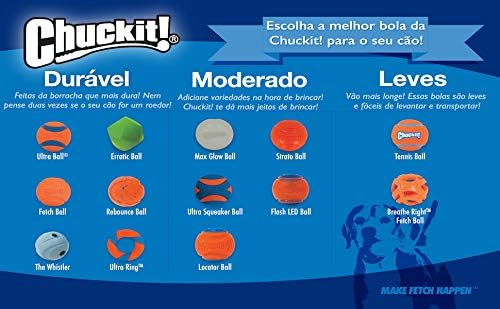 Chuckit! Ultra Squeaker Balls for Dogs, Floating Water Pet Toys, Durable Rubber Pet Toy, Bouncy Squeaky Fetch Balls for Dogs, Pack of 24, Medium (2.5")