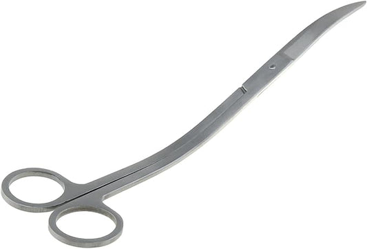 DGZZI 25cm Wave Scissors Stainless Steel Aquatic Weed Pruning Tool Fish Tank Aquarium Cleaning Flat Sand Shovel Algae Scraper Pet Supplies