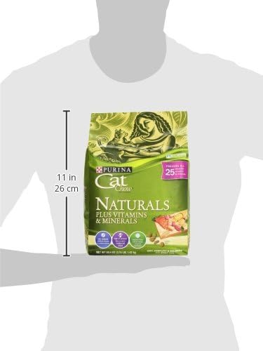 Purina Cat Chow Naturals Dry Cat Food, Original With Real Chicken, 3.15 Lb Bag
