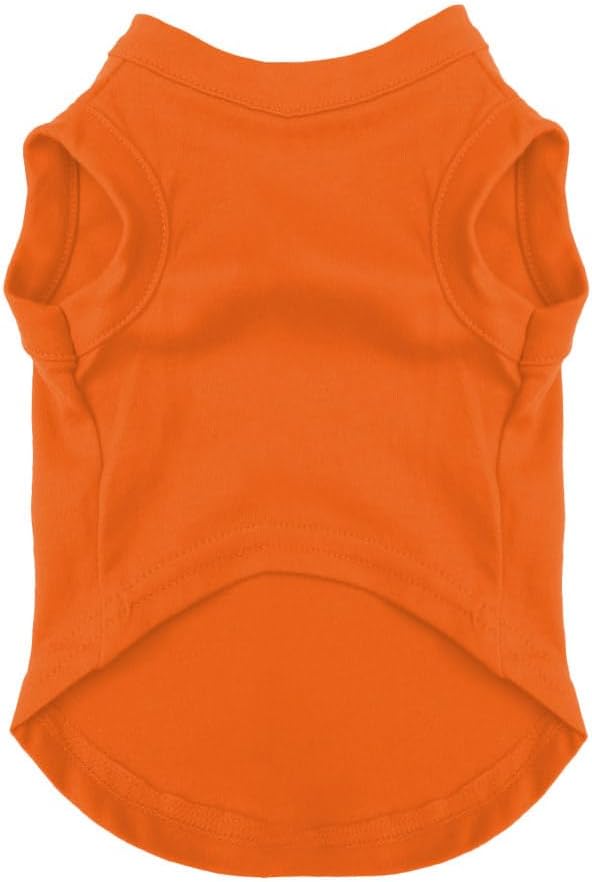 Netherlands Flag Soccer Jersey Style Dog Tee Shirt | Sleeveless Breeds | International Soccer | Game Day |Orange, X-Small 1652