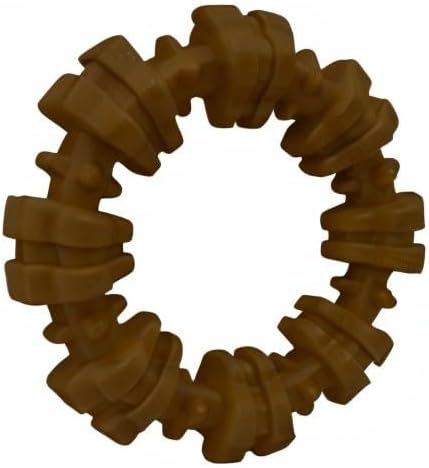 Nylabone 5 Pack of Power Chew Textured Ring Dog Toys, Souper, Flavor Medley, for Extreme Chewers Up to 50 Pounds