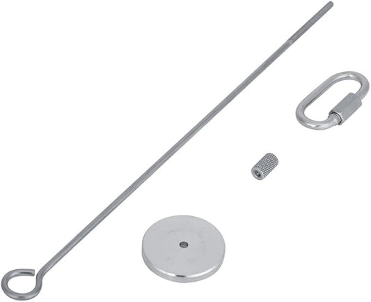 Zerodis Stainless Steel Fruit Holder, Bird Cage Food Toy with Threaded Base for Budgie Small Animal Cages