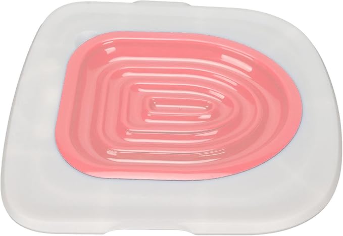 Professional Cat Toilet Trainer Kit - Universal Reusable Kitty Potty Train System (Pink)